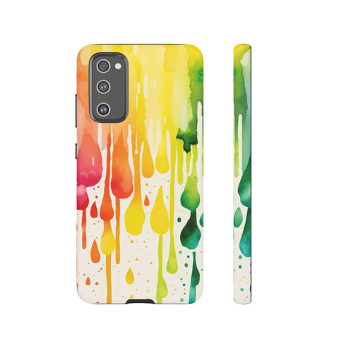 Rainbow Spring Showers - Impact Resistant Phone Case